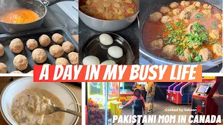 Dil Mange More🙈Next Dawat per banayen Koftey/Pakistani mom In Canada vlog/ Cooked by Sabeen