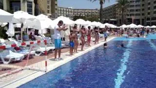 Club Dance at the Pool Side, Silence Beach Resort, Side, July 2011.wmv