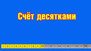 Счет десятками до 100