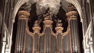 J.S. Bach Praeludium und fuge a-moll BWV 543 Christophe Mantoux à l'orgue de St-Séverin, Paris