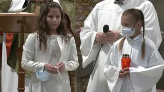 Elsőáldozási ünnepi szentmise a pécsi Ciszterci Nevelési Központban