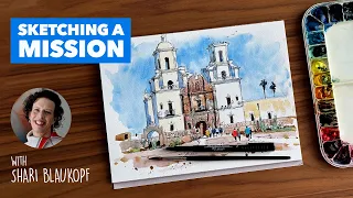 Urban Sketching Tutorial: How to Sketch in Ink and Watercolour