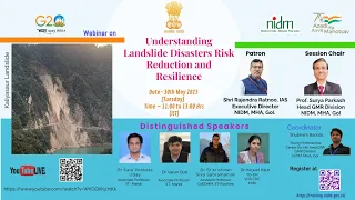 Webinar on Understanding Landslide Disasters Risk Reduction and Resilience.| DISASTER IN INDIA | IN