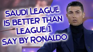 CRISTIANO RONALDO. SAUDI league is better than LEAGUE 1 #viral #trending #football #video