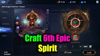 MIR4 Craft 6th Epic Spirit & Result