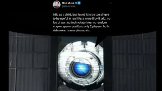 Elon Musk Tweets; Read by Wheatley From Portal 2...