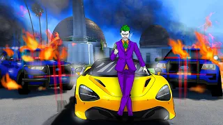 The Joker Destroys Entire City in GTA 5 RP!