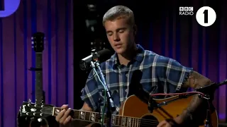 Justin Bieber on BBC Radio 1 "Fast Car" Live