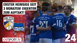 Erster Heimsieg seit 3 Monaten! Eigentor zum Auftakt: Jena - Hertha II | Regionalliga Nordost