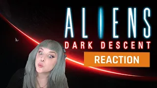 My reaction to Aliens Dark Descent Official Reveal Trailer | GAMEDAME REACTS