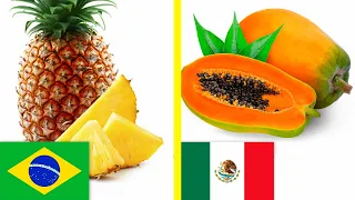 LA FRUTA TÍPICA DE CADA PAÍS