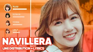 GFRIEND - NAVILLERA (Line Distribution + Lyrics Color Coded) PATREON REQUESTED