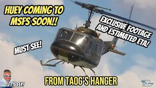 HUEY Coming To MSFS From Taog’s Hangar | UH-1H & Bell 205 Variants | Microsoft Flight Simulator Xbox