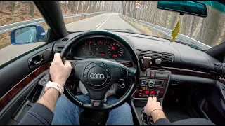 1997 Audi A4 [1.9 TDI 110 HP] |0-100| POV Test Drive #1448 Joe Black