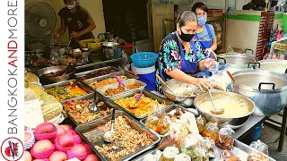 THAI FOOD On The Street In BANGKOK | Silom Soi 20 at 8 am