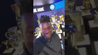 André Onana has something to tell you 🎙 #WelcomeAndré #Shorts #ImInter