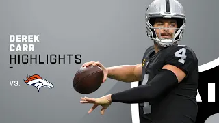 Derek Carr Highlights vs. Denver Broncos | NFL 2021 Highlights