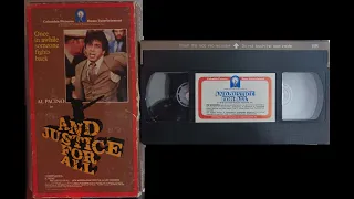 Closing to ...And Justice For All 1981 VHS