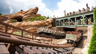 [4K] Big Grizzly Mountain Runaway Mine Cars- Disneyland Hong Kong