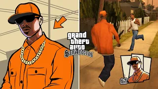 What Happens If You Follow The Orange Loading Screen Character in GTA San Andreas? (Secret Cutscene)