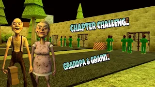 GRANDPA AND GRANNY : two night hunters - chapter challenge gameplay in hindi ( ios/android )