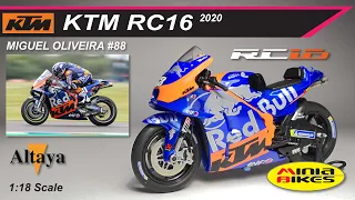 EP324 | MIGUEL OLIVEIRA (2019) | KTM RC16 | ALTAYA | 1:18 SCALE | MOTOGP | DIE CAST