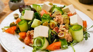 Обалденно вкусный салат: 4 простых продукта в составе этот салат бесподобен, готовлю очень часто