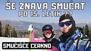 NA SMUČAH PO 15. LETIH!!! | Smučišče Cerkno | Ponč&Sonč Simple Vlog