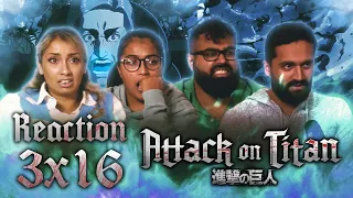 Attack on Titan Dub - 3x16 Perfect Game - Group Reaction