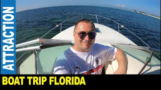 Boat trip from Clearwater Beach to Anclote Keys on 2000 Sea Ray 240 Sundancer | Jarek in Florida USA