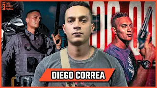 Diego Correa ( SD CORRÊA ) - PETO PMBA - POLICIAL FACA NA CAVEIRA  - Podcast 3 Irmãos #583