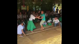 Young dancers in Philippines performing bamboo dance, Tinikling. credit : AV Preservation Project
