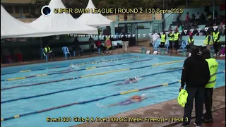Swim Journal #1022: 2023 Super Swim League | Round 2 | Girls 9&O 800 SC Freestyle | Heat 3