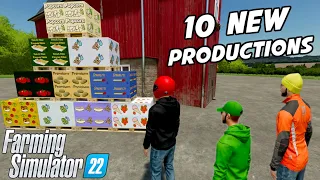 New Production Items For Console And PC | Farming Simulator 22