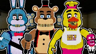 АНИМАТРОНИКИ ИЗ ФНАФ ПЛЮС В МАЙНКРАФТ Fnaf Plus Minecraft addon