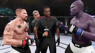 Yuri Boyka vs. Thanos (EA Sports UFC 2) - CPU vs. CPU - Crazy UFC 👊🤪