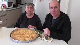 Best Greek Pita Recipe - Tiropita - Yummy Cheese Pie with Homemade Filo Pastry.