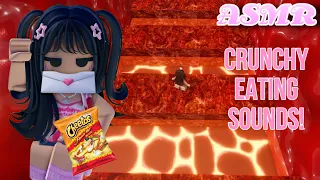 ROBLOX ASMR 🌟 Hot Cheetos Mukbang EATING Sounds (Dungeon Escape) 😋