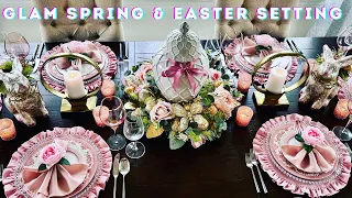 New* 2023 Decorate with Me SPRING vs EASTER TABLESCAPE IDEAS #decoratewithme