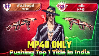 Pushing Top 1 in MP40 | Free Fire Solo Rank Pushing with Tips and Tricks | Ep-4
