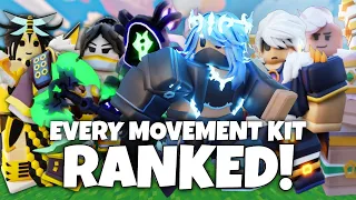 Using & Ranking Every Movement Kit in Roblox Bedwars!
