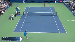 Stan Wawrinka best points aganist Novak Djokovic -  US Open 2016 final