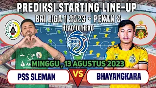 Prediksi Starting Line-up BRI Liga 1 2023 - PSS SLEMAN vs BHAYANGKARA FC Live di Indosiar