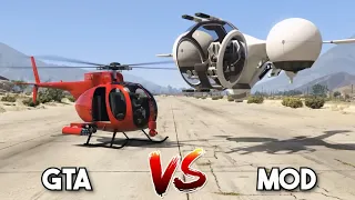 @TechnoGamerzOfficial GTA 5 BUZZARD VS  GTA MODDER BUZZARD 🤔  (WHICH IS BEST)