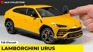 Unboxing of Lamborghini Urus 1:18 Diecast Model Car by AUTOart Models (4K)