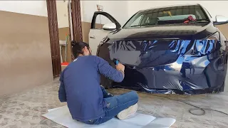 Chevrolet Cruze Vinyl Wrapping Mid Night Blue | Vwraps Sikar |