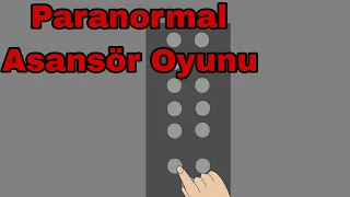 Paranormal Asansör Oyunu | O, Göründüğü Gibi Değil | Korku Animasyonu