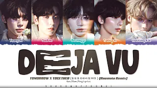 TXT (투모로우바이투게더) 'Deja Vu (Anemoia Remix)' Lyrics [Color Coded Han_Rom_Eng] ShadowByYoongi