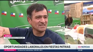 BUENAS OPORTUNIDADES LABORALES: Los chilenos que trabajan en Fiestas Patrias - CHV Noticias