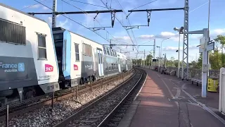 [Spot] Passage d’une Z20500 en gare de Villeneuve triage ￼